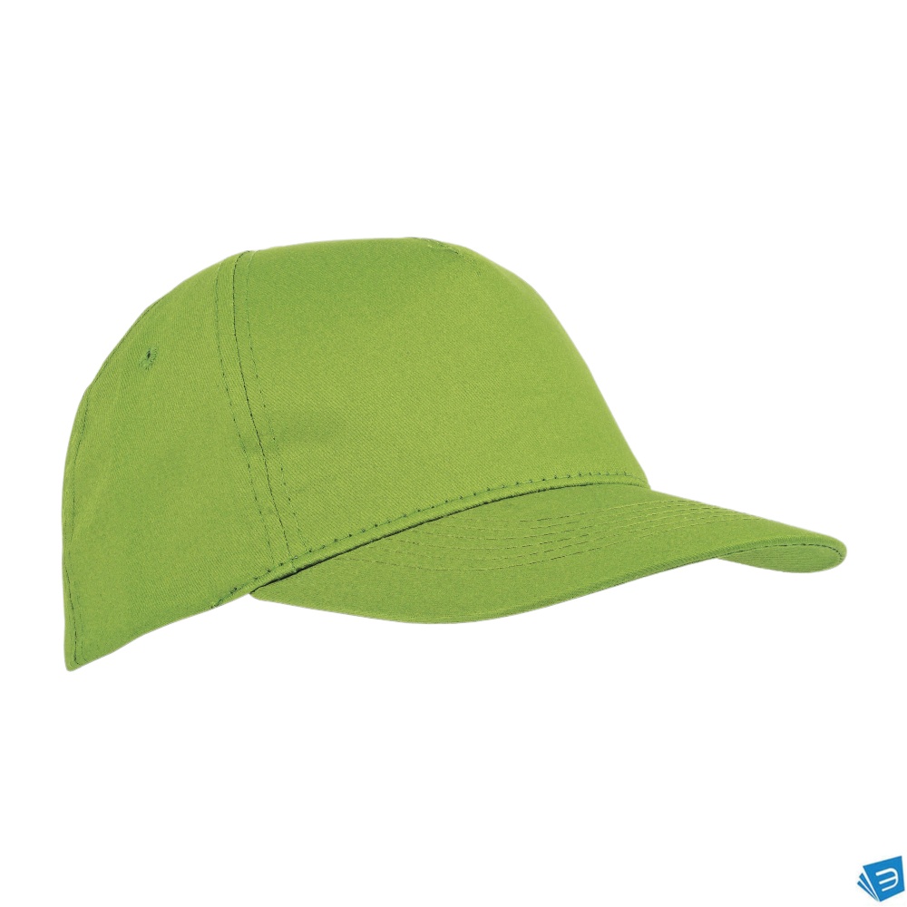Cappellino in poliestere, 5 pannelli