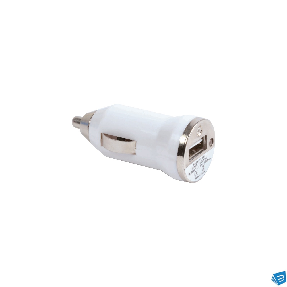 Micro caricabatterie USB da auto . Input 12 V, Output  5V/800 mA