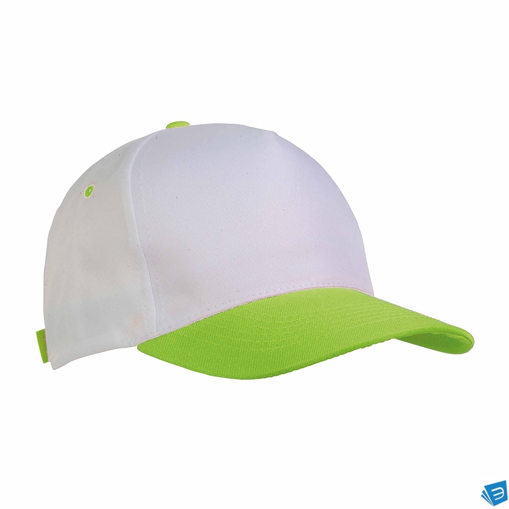 Cappellino in poliestere, 5 pannelli (per bambino)