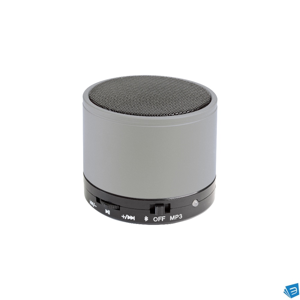 Mini altoparlante Bluetooth V 3.0 cilindrico in metallo con microfono