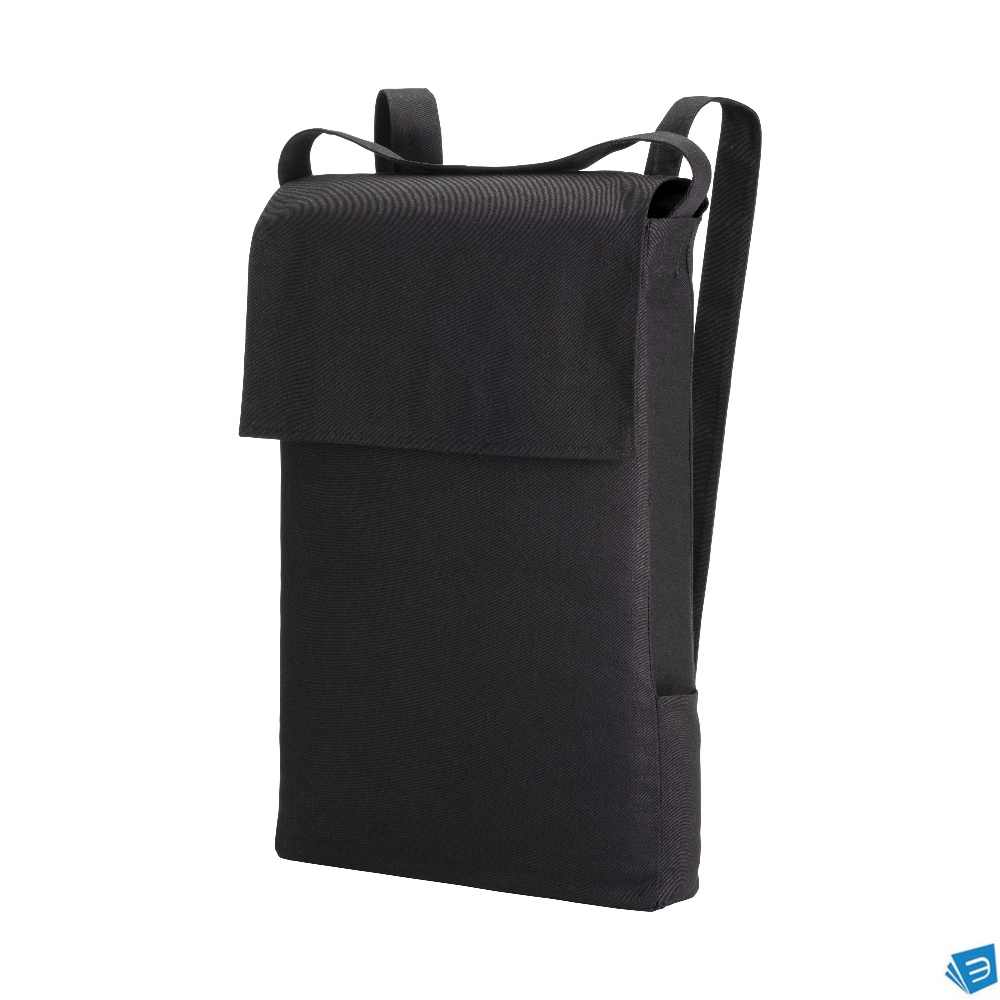 Shopper/zaino in cotone 280 g/m2 con soffietto