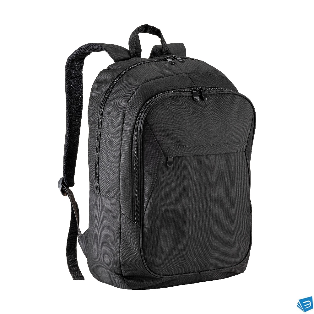 Zaino porta computer da 17 pollici  poliestere 300D con tre tasche