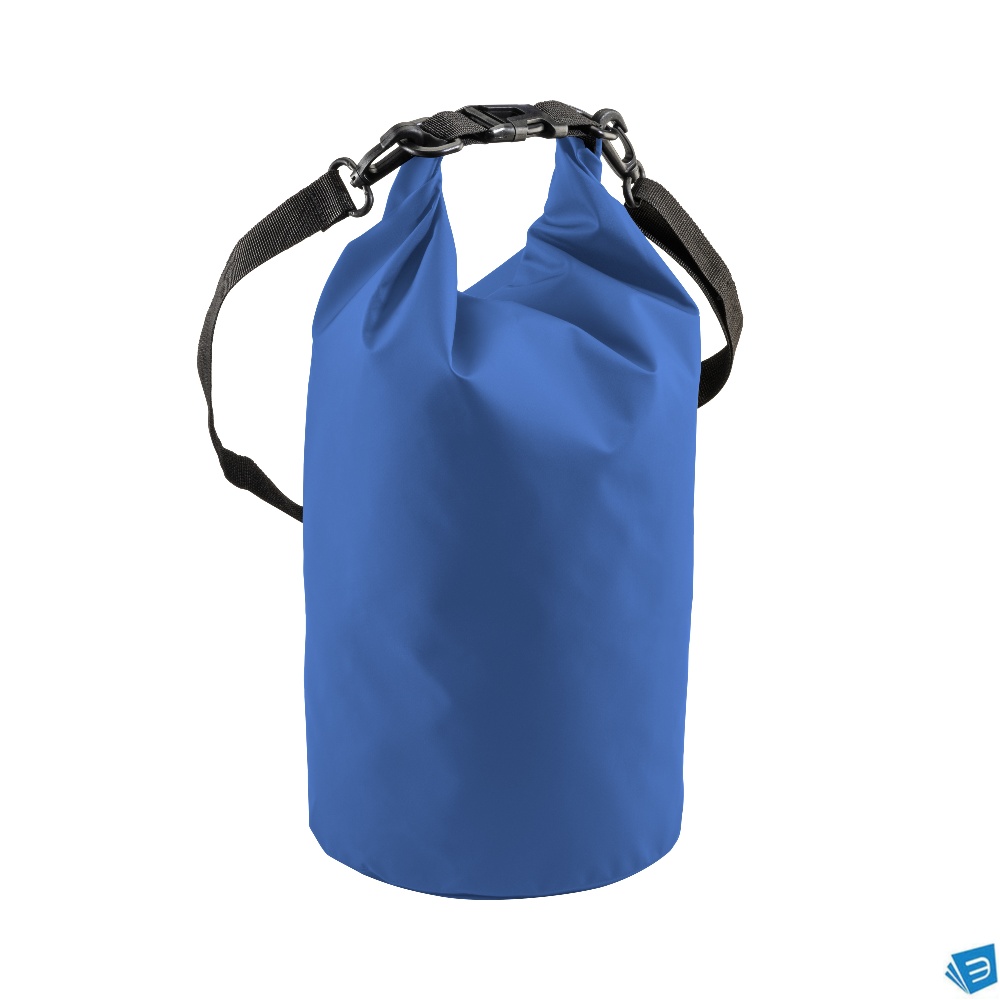Borsa a tracolla waterproof in tarpaulin con tracolla regolabile