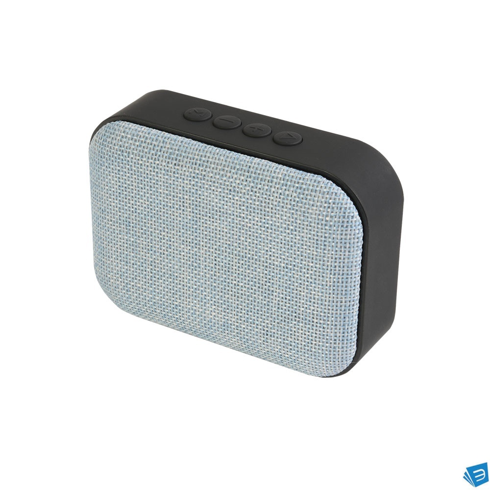 Altoparlante Bluetooth V 3.0 in ABS gommato con microfono incorporato
