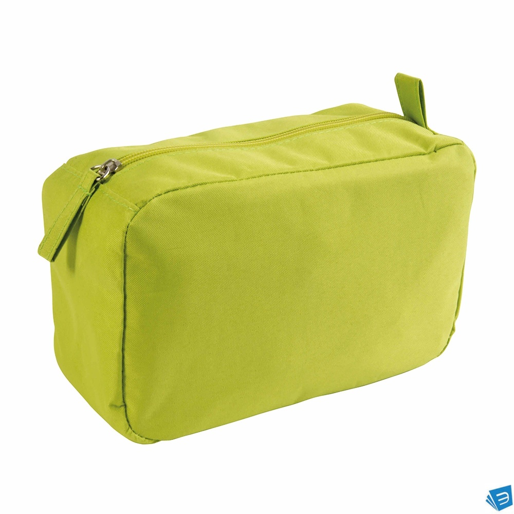 Beauty case in poliestere 300D con chiusura zip