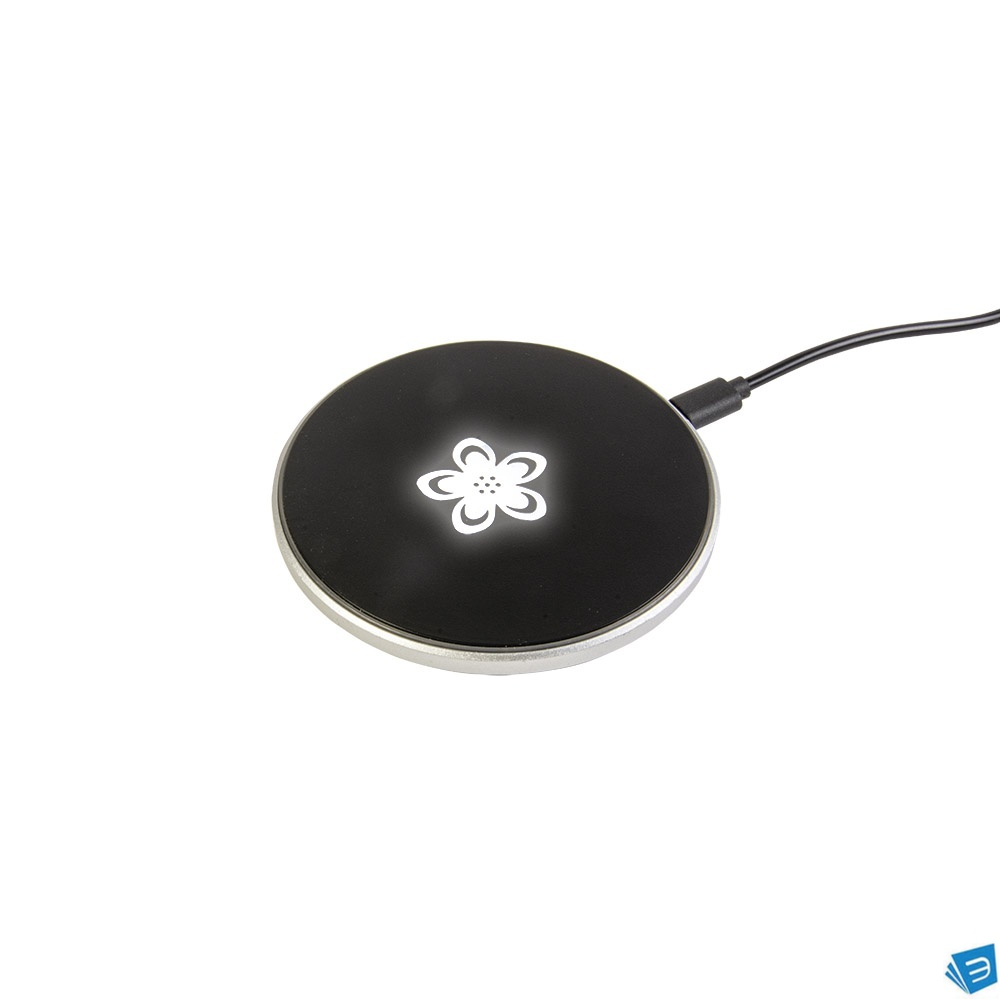 Base di ricarica senza fili in plastica - Input 5V/2A , Output 5V/1A