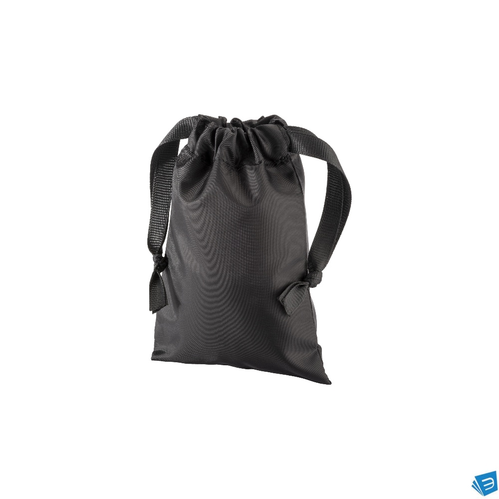 Sacchetto regalo  in R-pet 210T con chiusura a strozzo, 10x14 cm