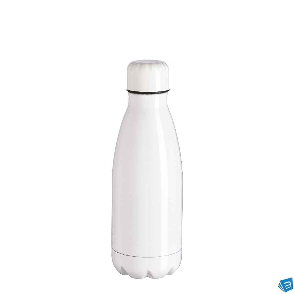 Bottiglia termica in acciaio inox , capacità 350 ml, per sublimazione