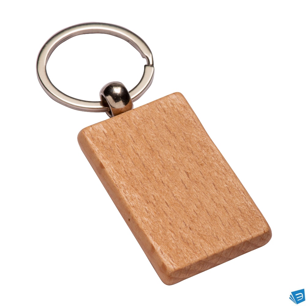 Portachiavi rettangolare in legno