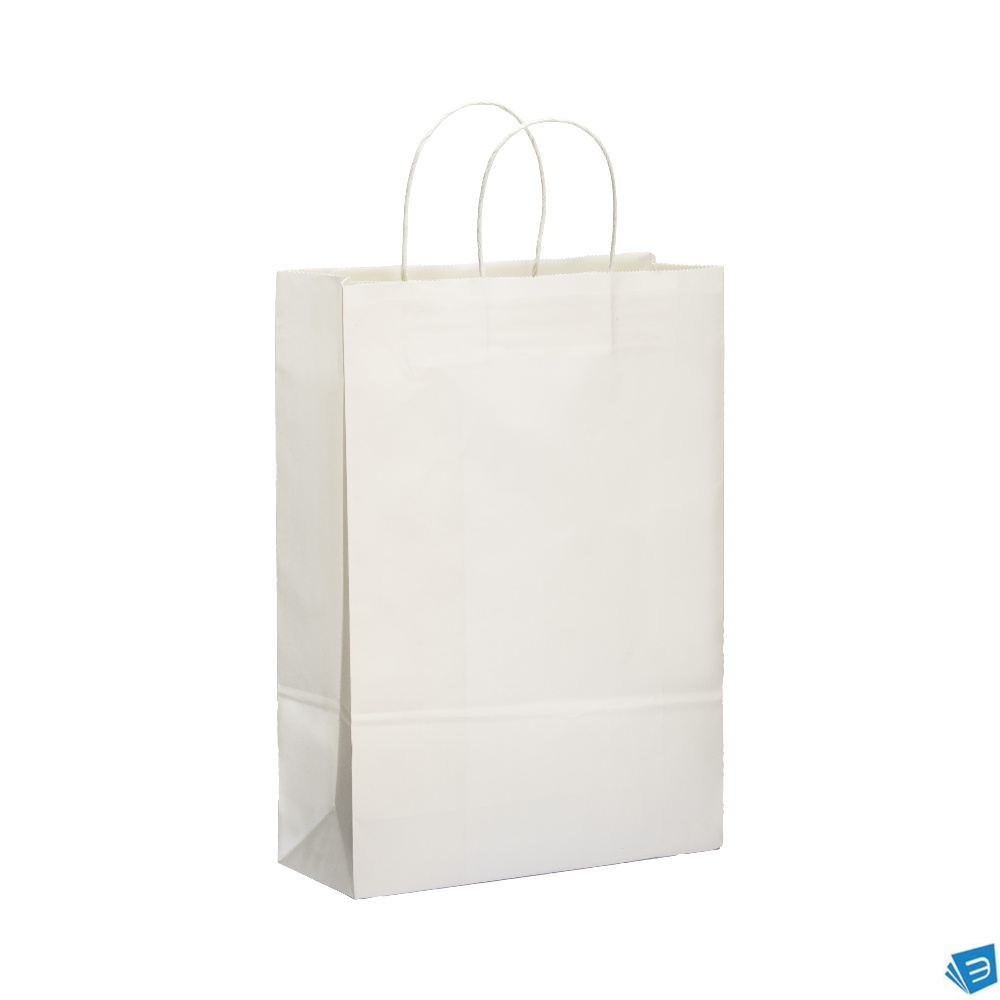 Shopper in carta 100 gr/m2 con soffietto