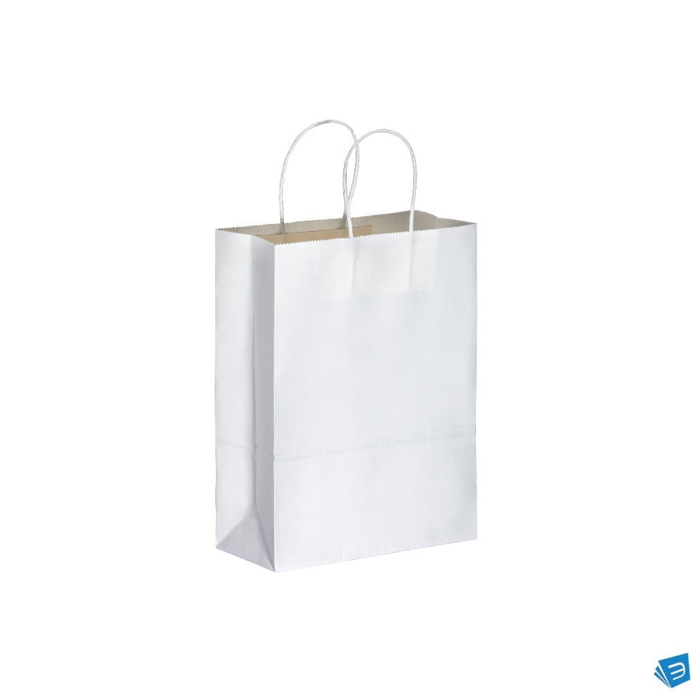 Shopper in carta 100 gr/m2 con soffietto