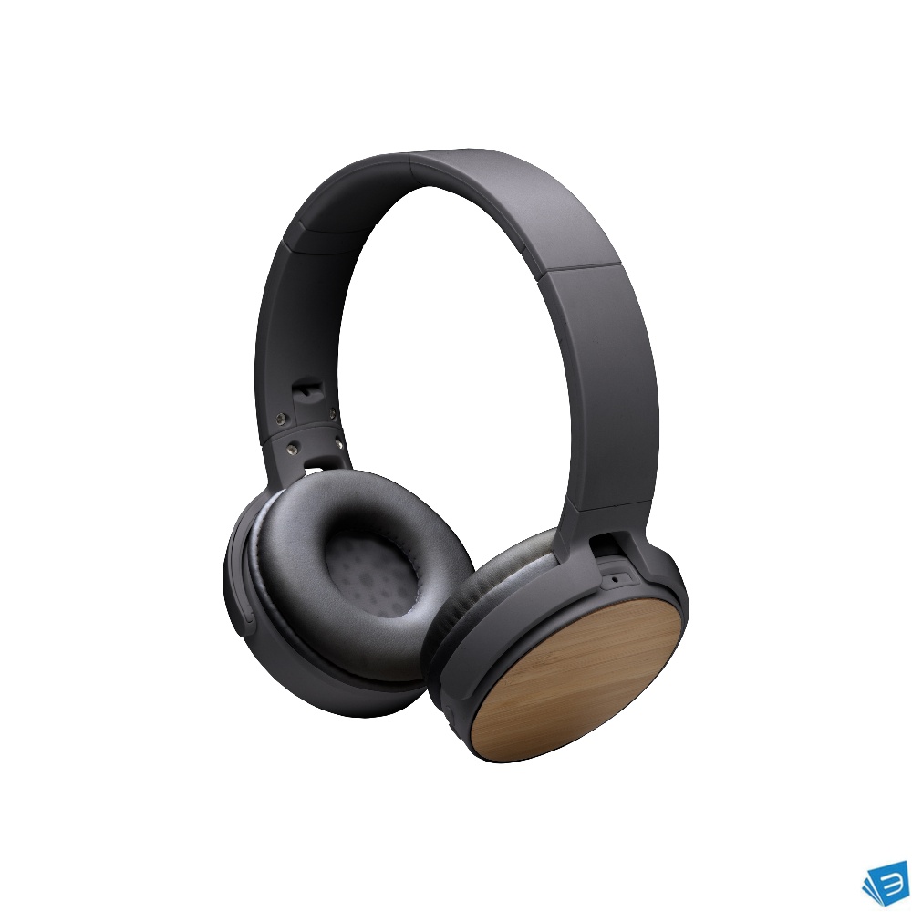 Cuffie bluetooth pieghevoli in ABS e  bambù