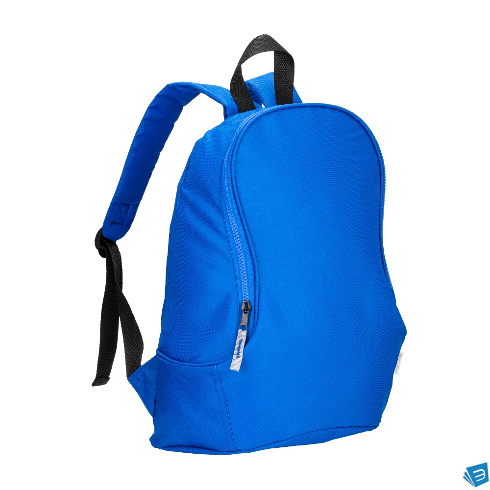 Zaino in poliestere riciclato R-PET con spallacci imbottiti regolabili