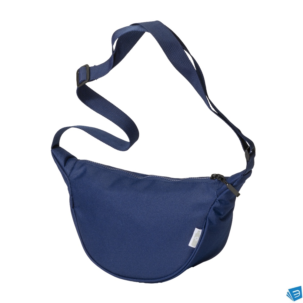 Borsa/marsupio in poliestere riciclato R-PET con tracolla regolabile
