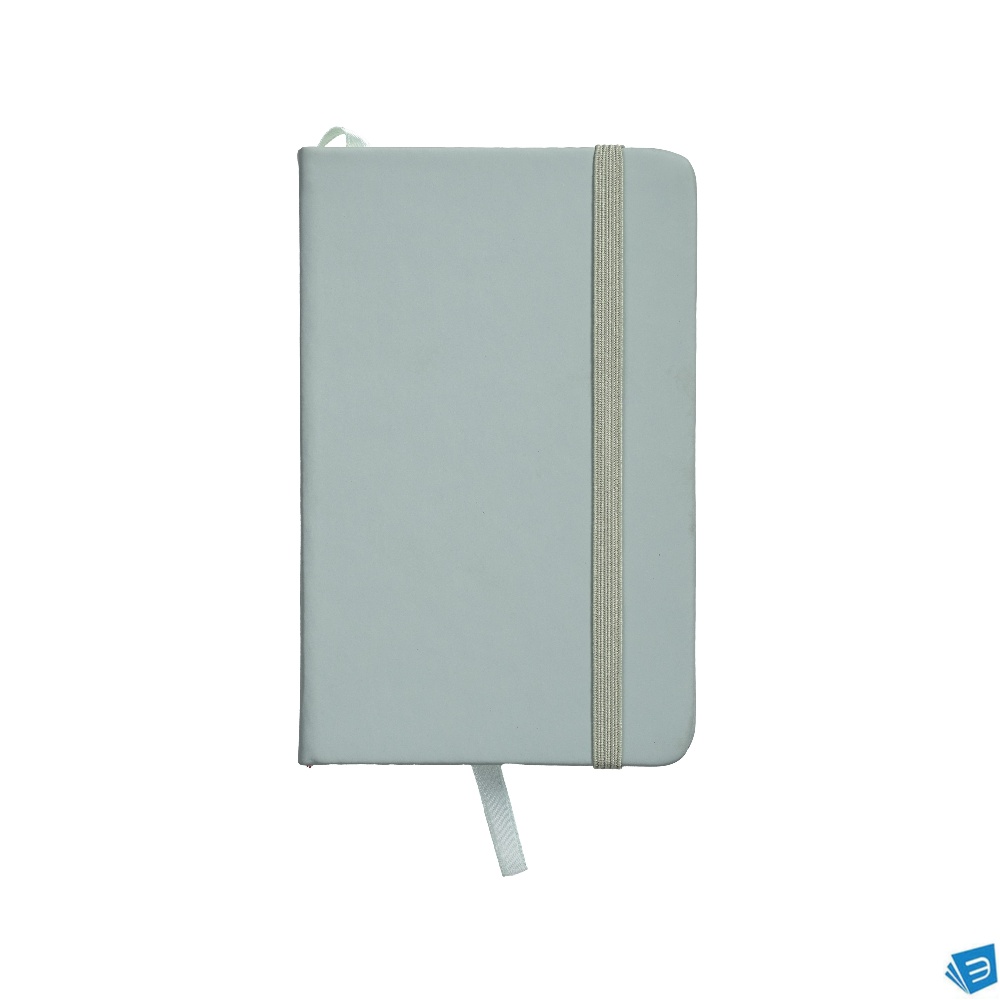Quaderno con copertina in PU in colori pastello ed elastico di chiusura