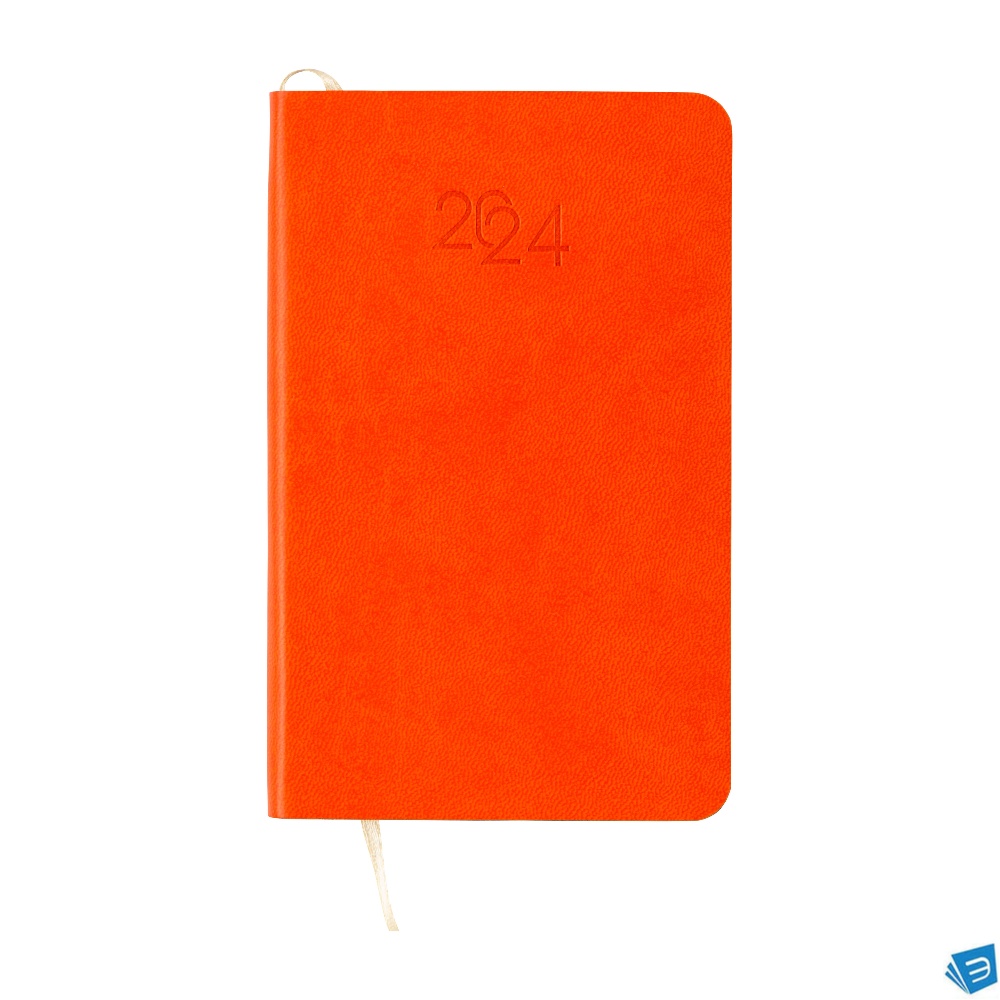 Agenda tascabile settimanale 2024 con copertina in PU flessibile