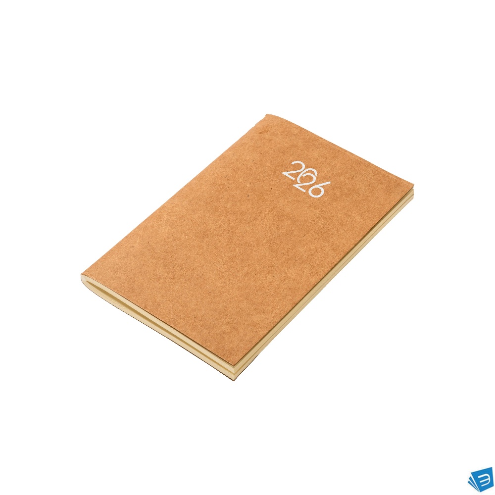 Agenda tascabile settimanale 2026 con copertina flessibile in cartoncino