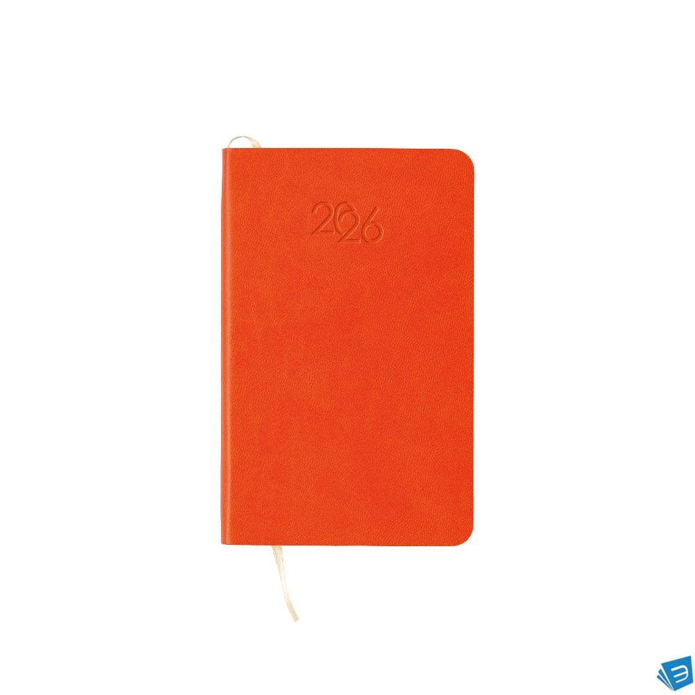Agenda tascabile settimanale 2026 con copertina flessibile in PU termovirante