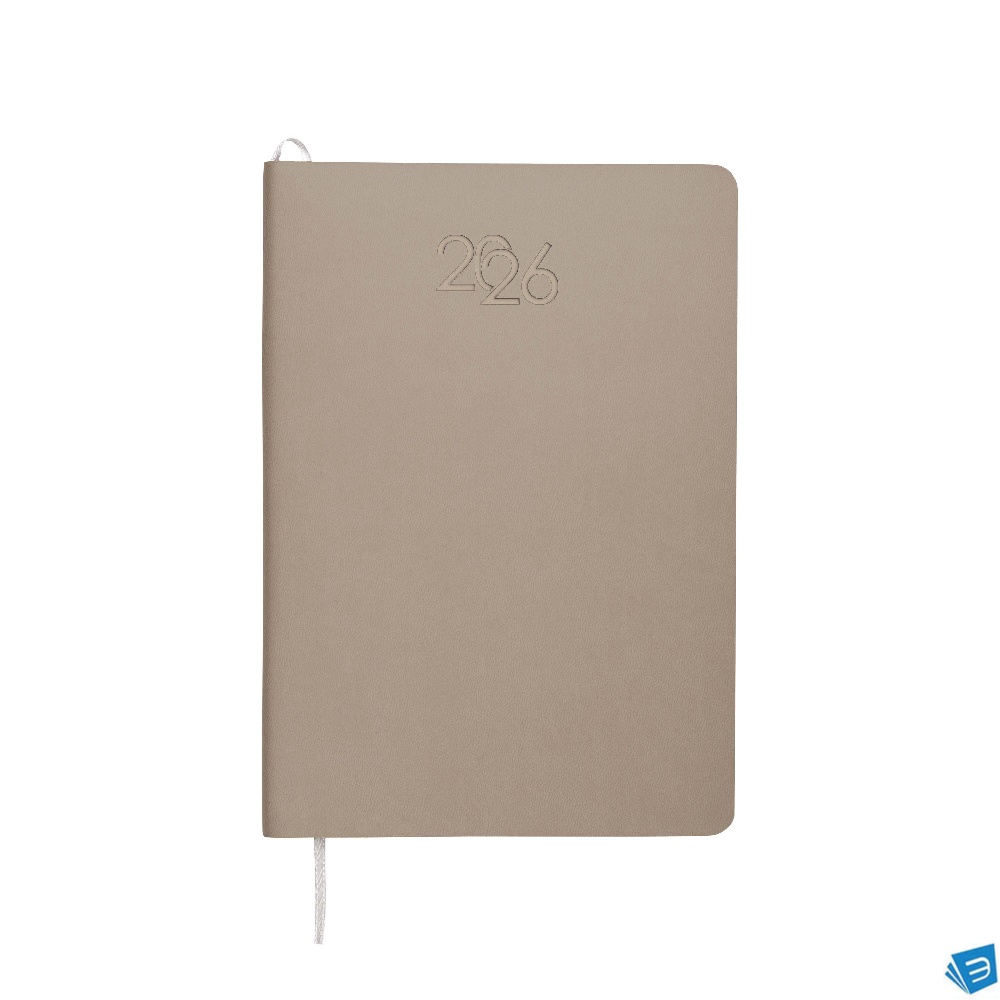 Agenda settimanale 2026 con copertina flessibile in PU termovirante