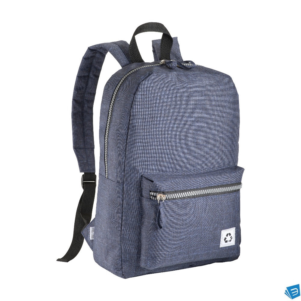 Zaino porta PC in PET riciclato effetto melange
