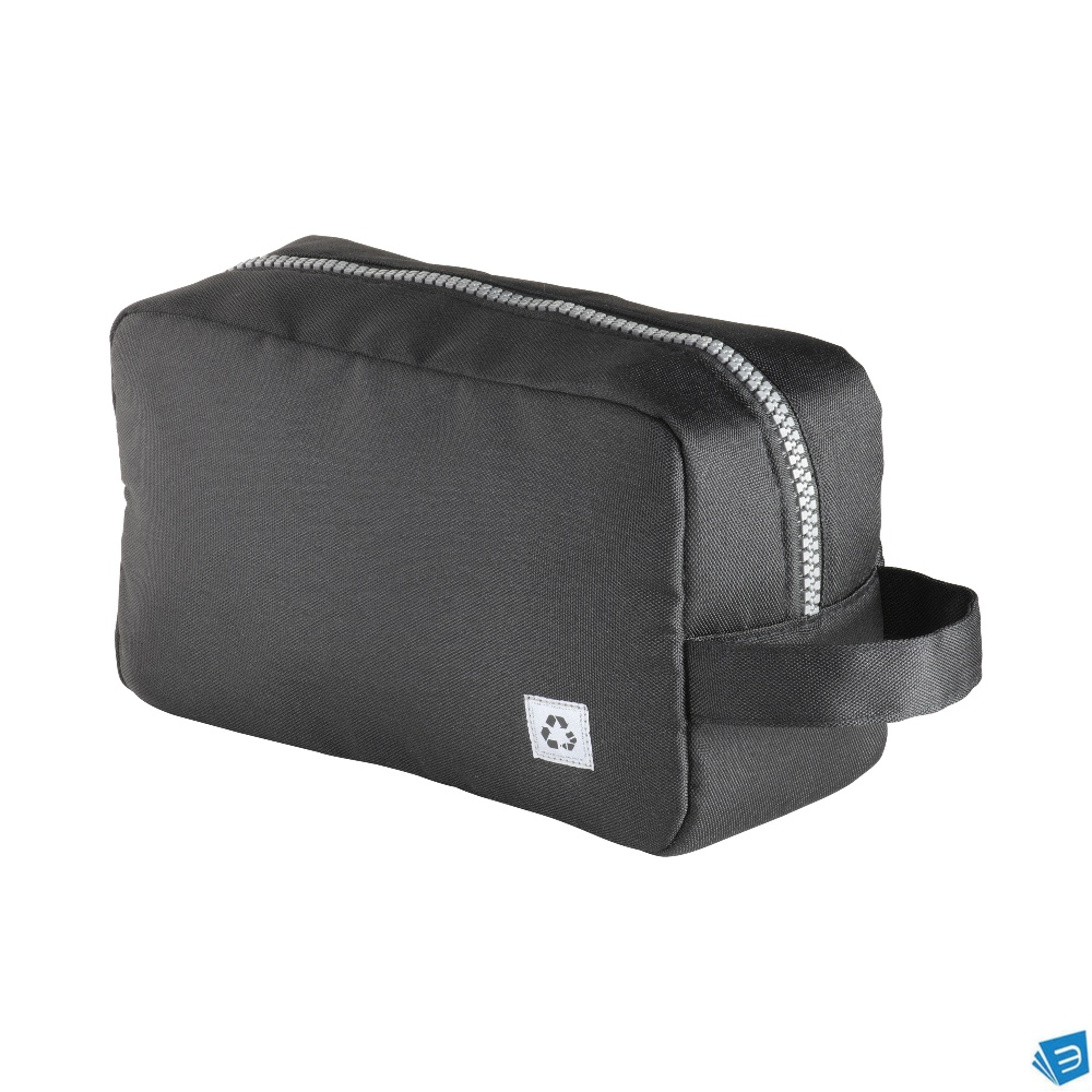 Beauty case in PET riciclato effetto melange