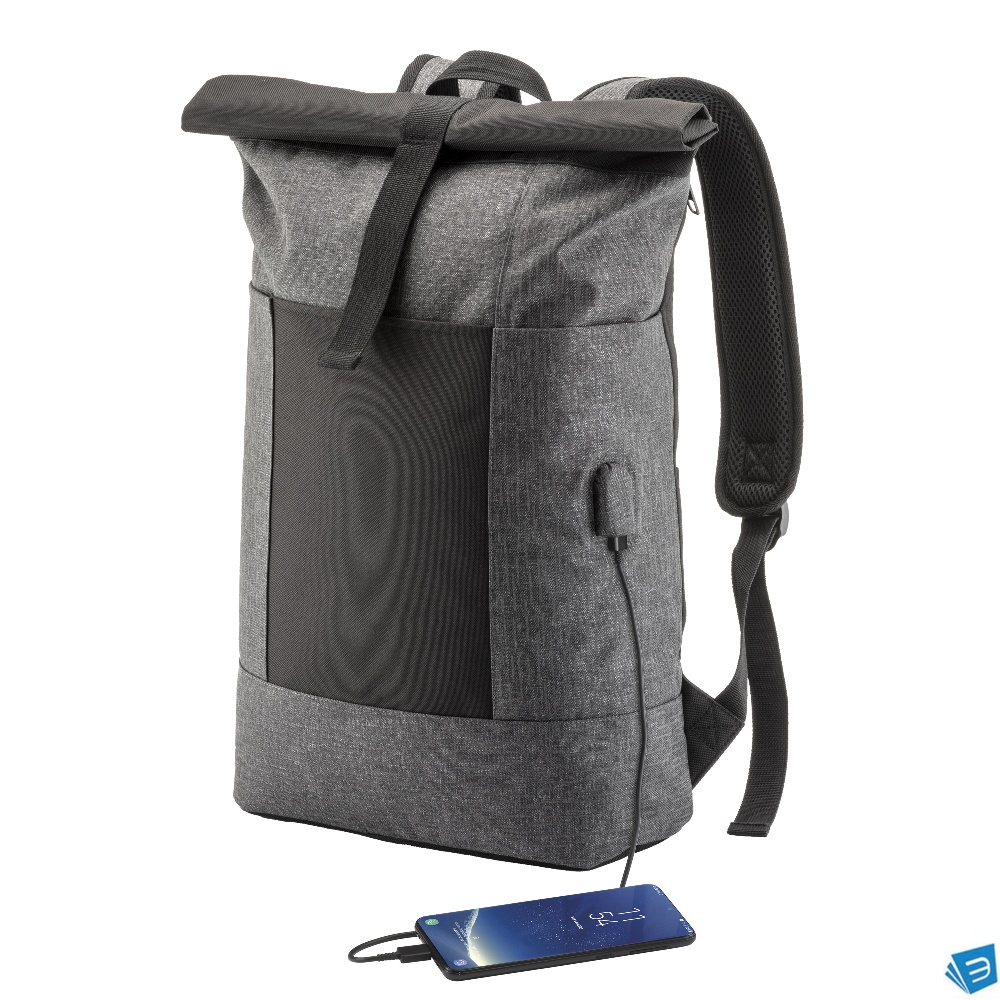 Zaino porta PC in poliestere rifrangente