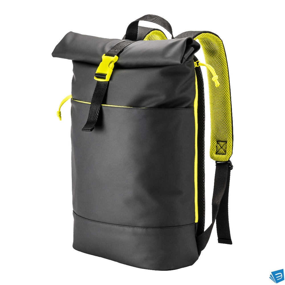 Zaino porta pc in soft pu water resistant, compartimento notebook