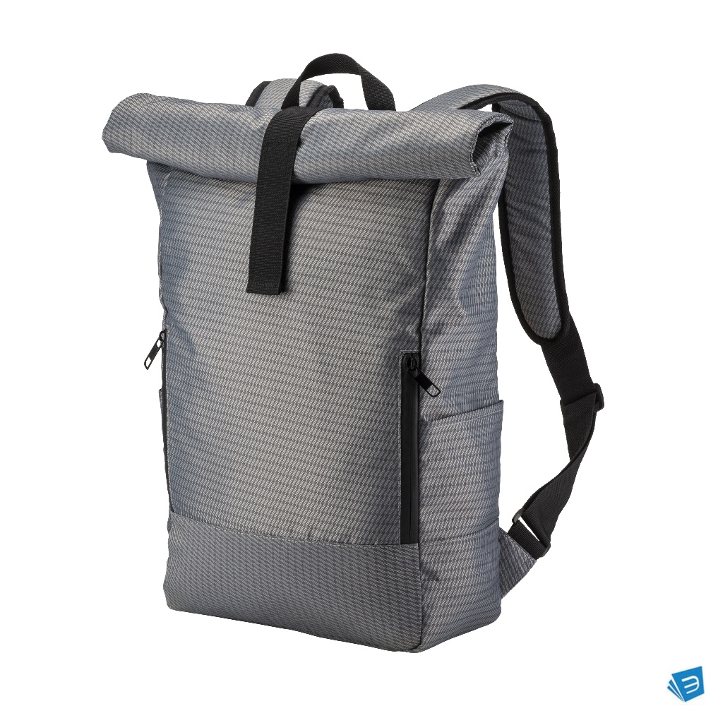 Zaino porta pc in poliestere riciclato con tintura ecologica