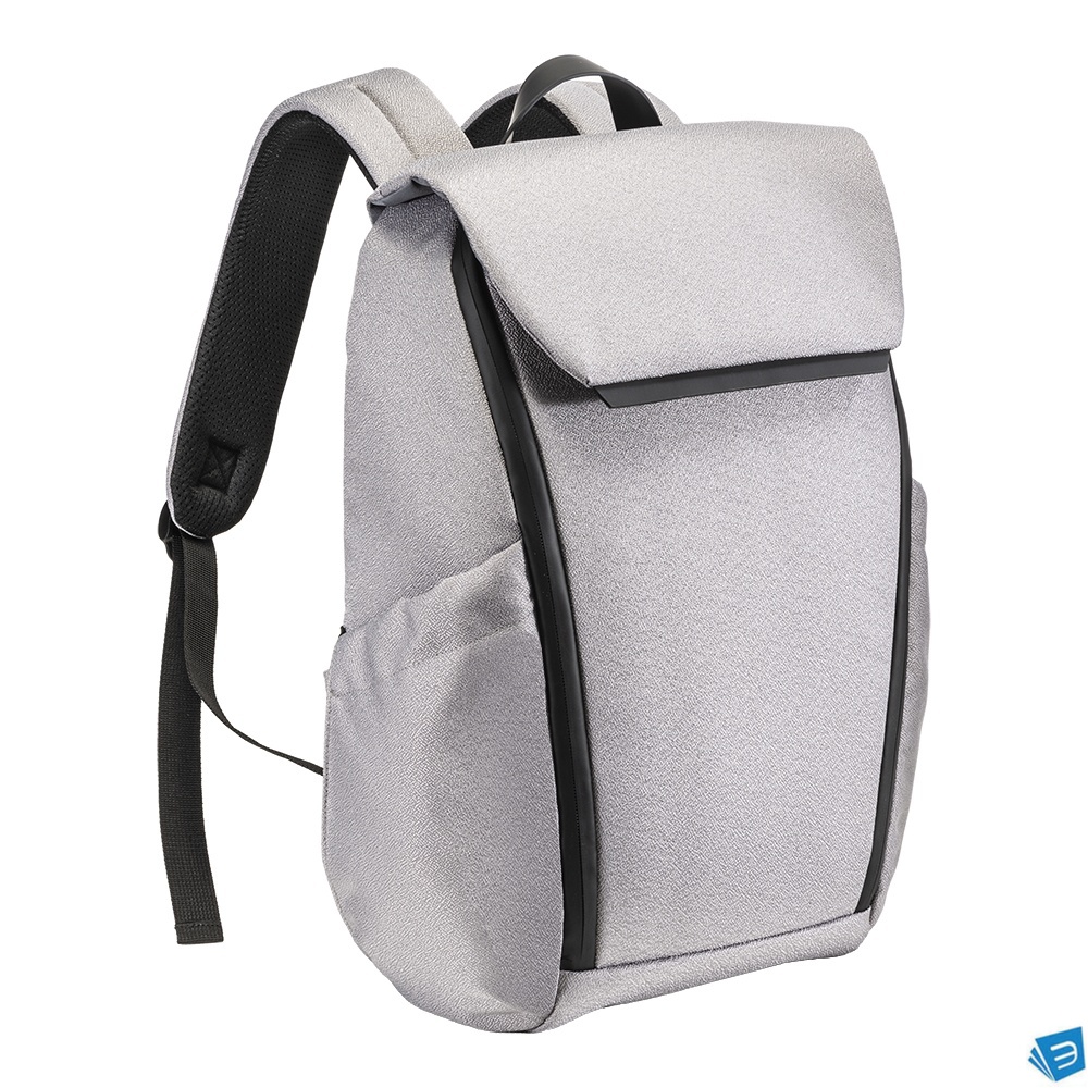 Zaino porta pc (15) in poliestere riciclato jacquard 600D (lining interno in R-PET)